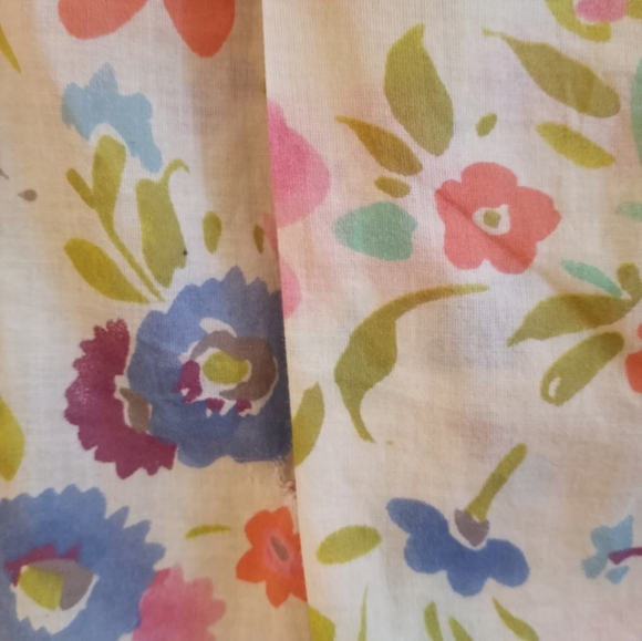 Esprit Flowy Floral Pleated Lightweight Cotton Lined Skirt - Picture 3 of 7